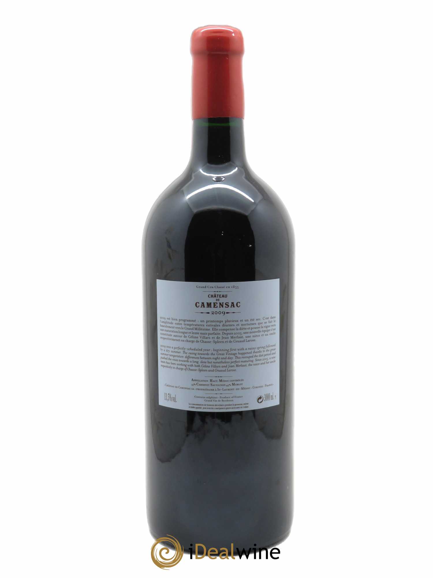 Château Camensac 5ème Grand Cru Classé 2009 - Lot de 1 double magnum - 1