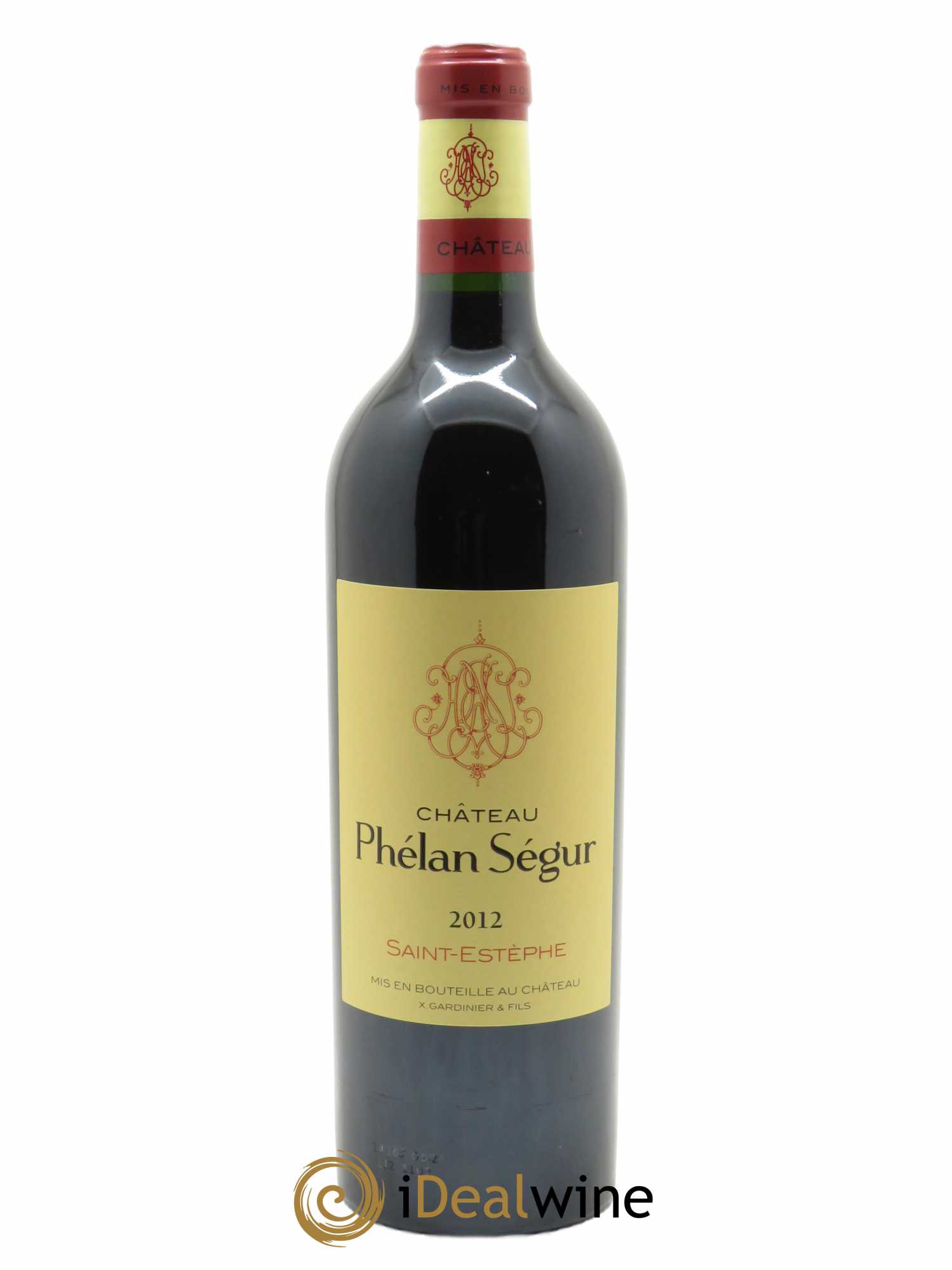 Château Phélan Ségur (Cassetta in legno a partire da 6 bt) 2012 - Lotto di 1 bottiglia - 0