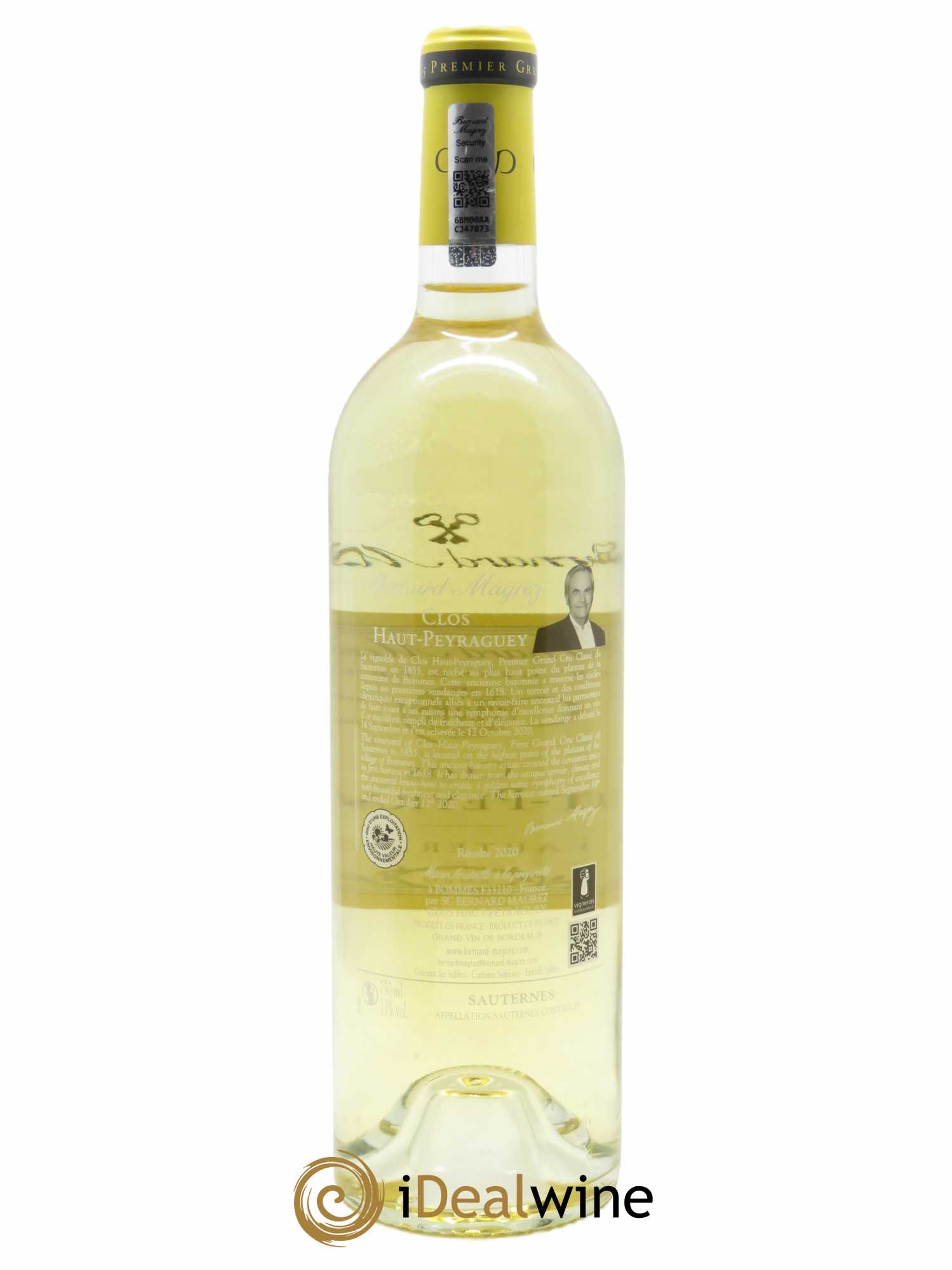 Clos Haut-Peyraguey 1er Grand Cru Classé (Original-holzkiste ab 6 Fl.) 2020 - Posten von 1 Flasche - 1
