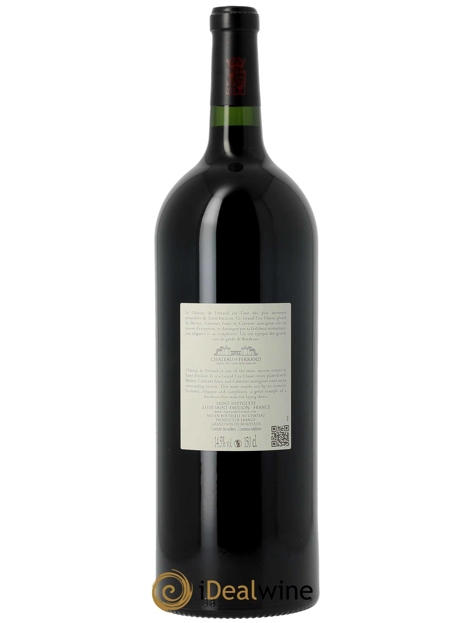 Château de Ferrand Grand Cru Classé (Cassetta in legno a partire da 6 mg) 2020 - Lotto di 1 magnum - 1
