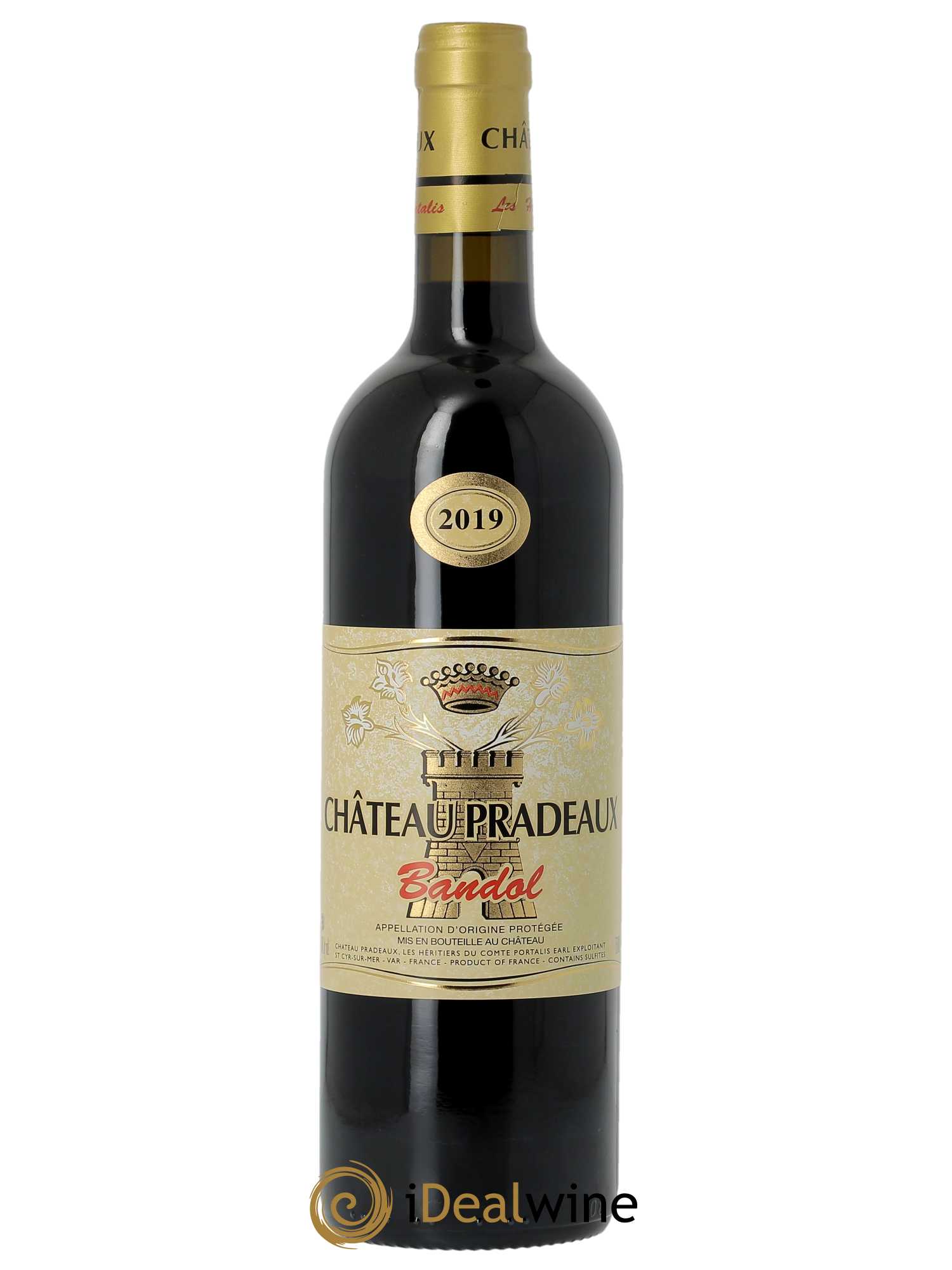 Bandol Château Pradeaux Famille Portalis 2019 - Lot de 1 bouteille - 0