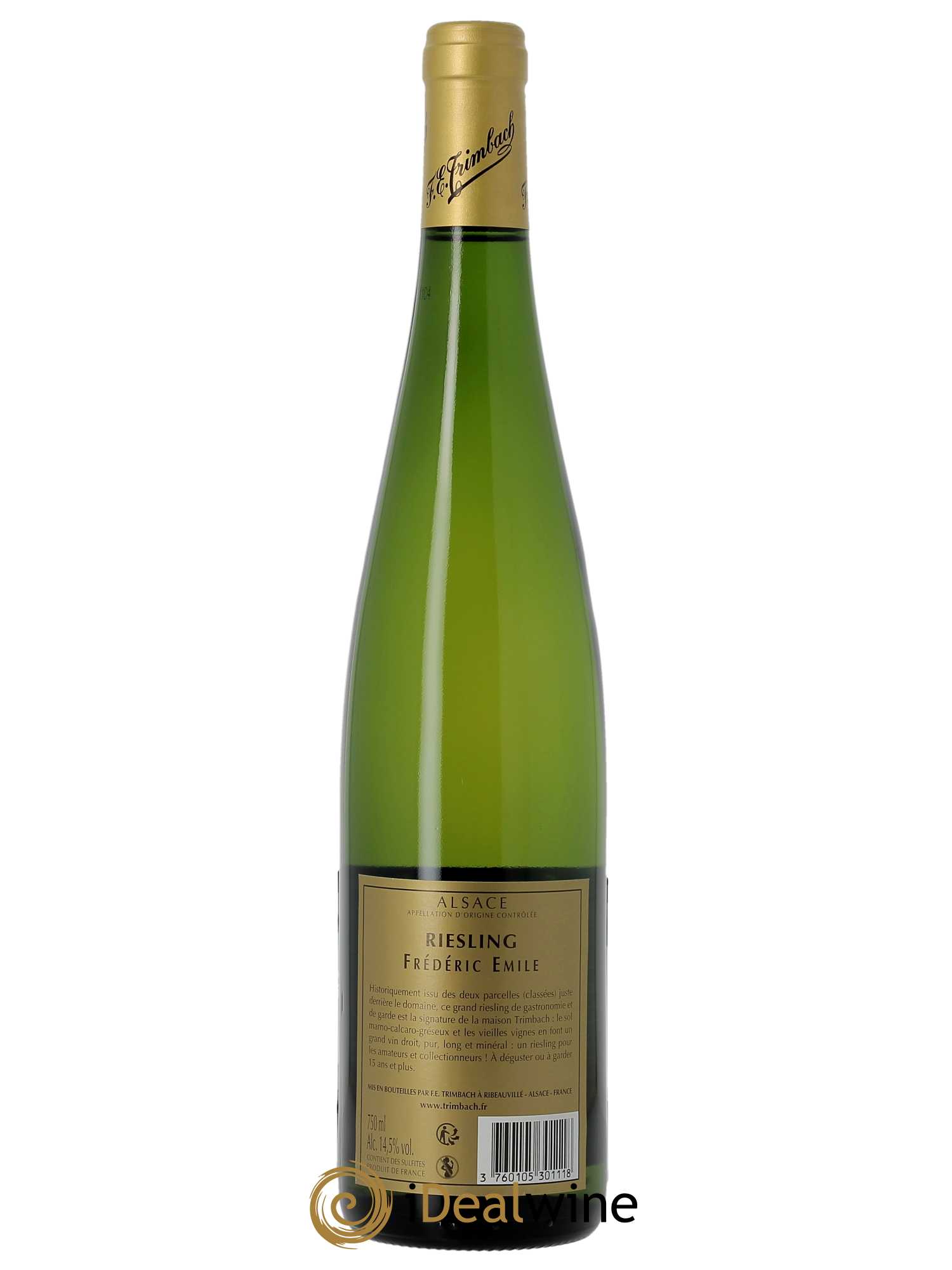 Alsace Riesling Cuvée Frédéric Emile Trimbach (Domaine) 2015 - Lot de 1 bouteille - 1