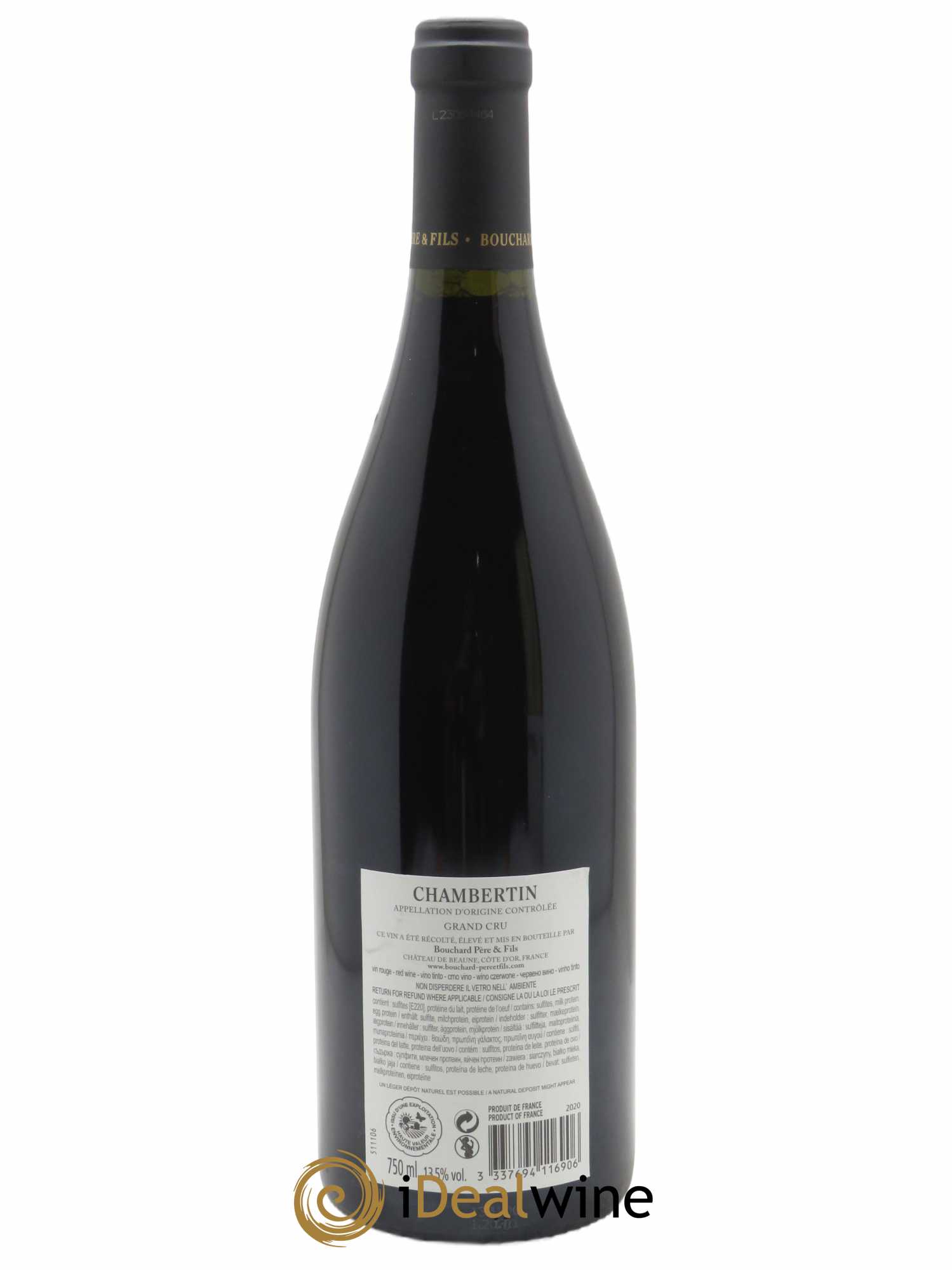 Chambertin Grand Cru Bouchard Père & Fils 2020 - Lot de 1 bouteille - 2