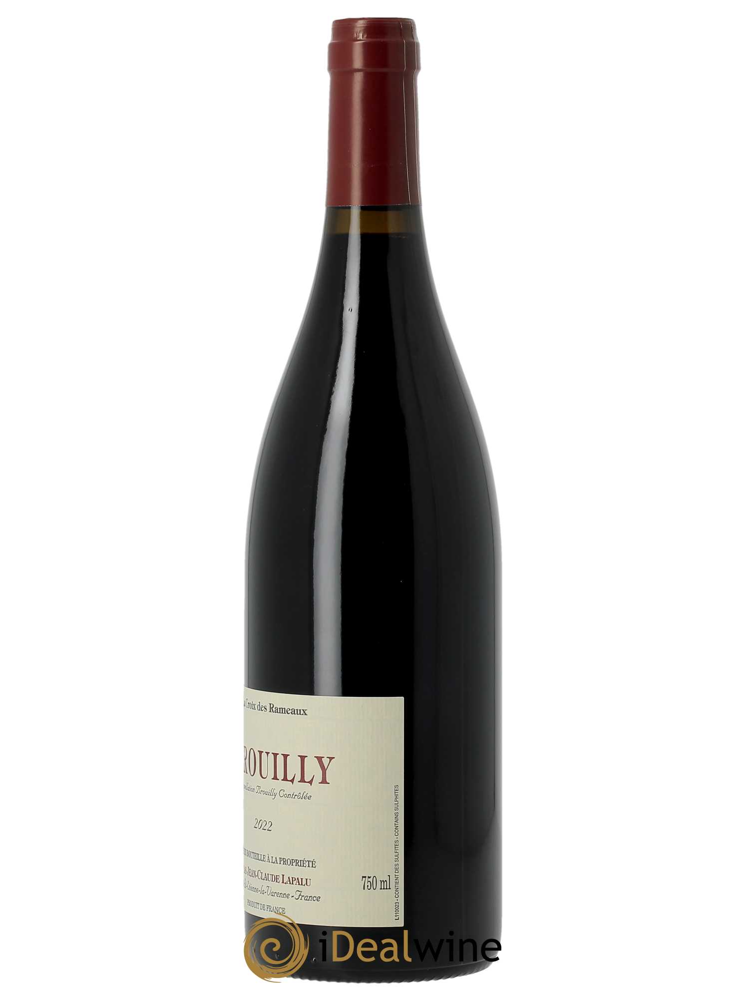 Brouilly La Croix des Rameaux Jean-Claude Lapalu 2022 - Lot de 1 bouteille - 2