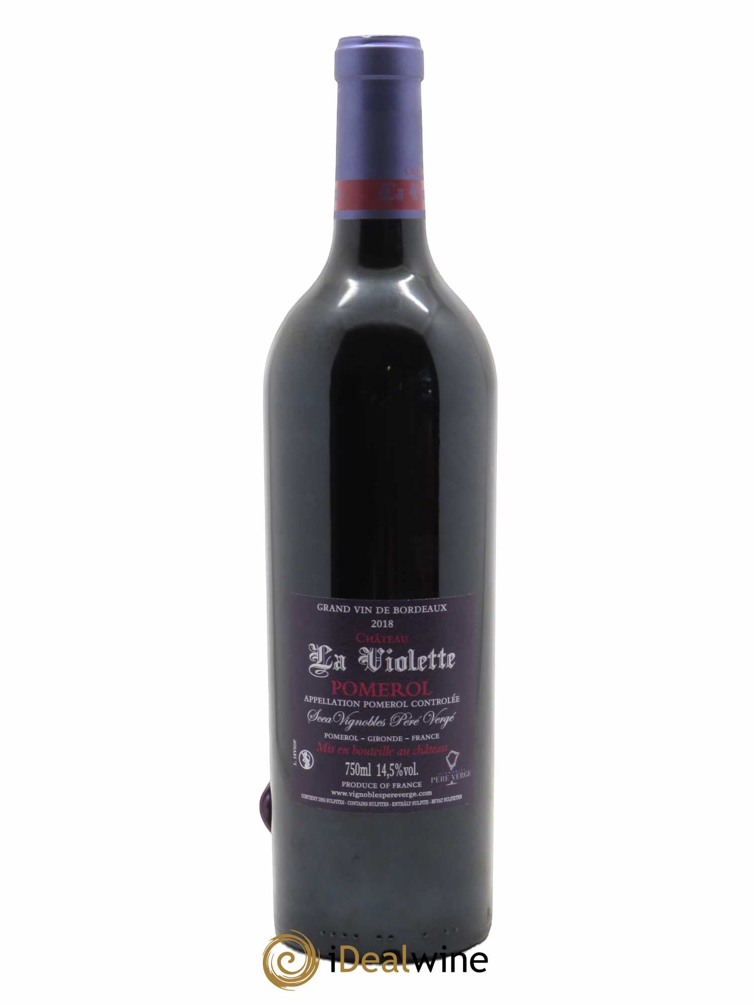Château la Violette (CBO à partir de 3bts) 2018 - Posten von 1 Flasche - 1