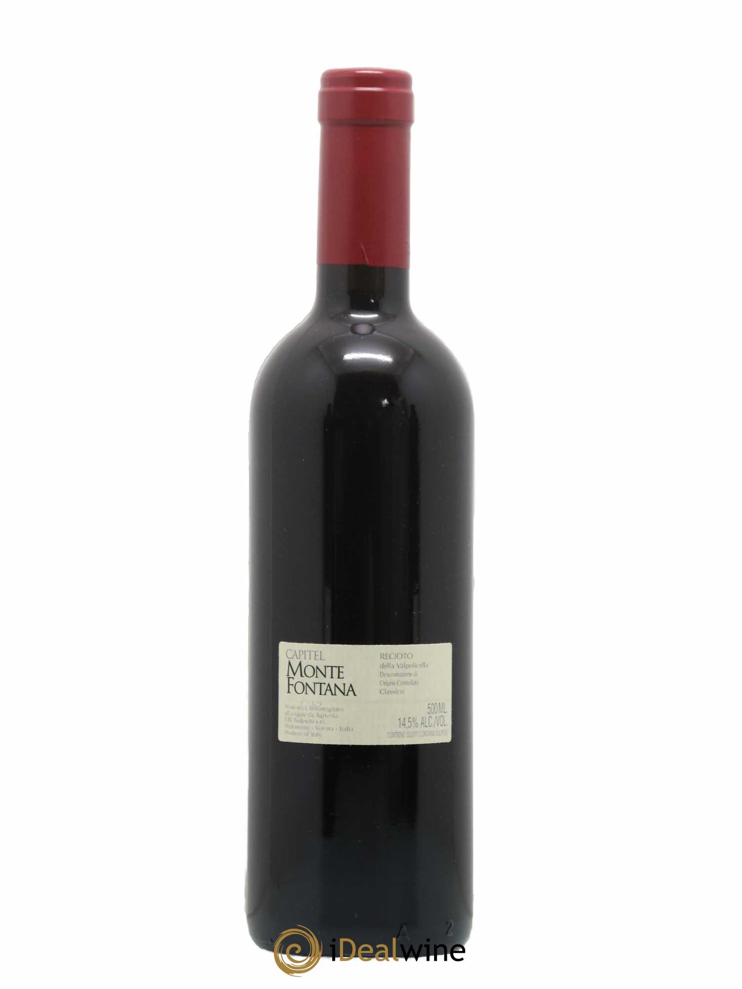 Italie Tedeschi Capitel Monte Fontana Recioto 50cl 2003 - Lot de 1 bouteille - 1