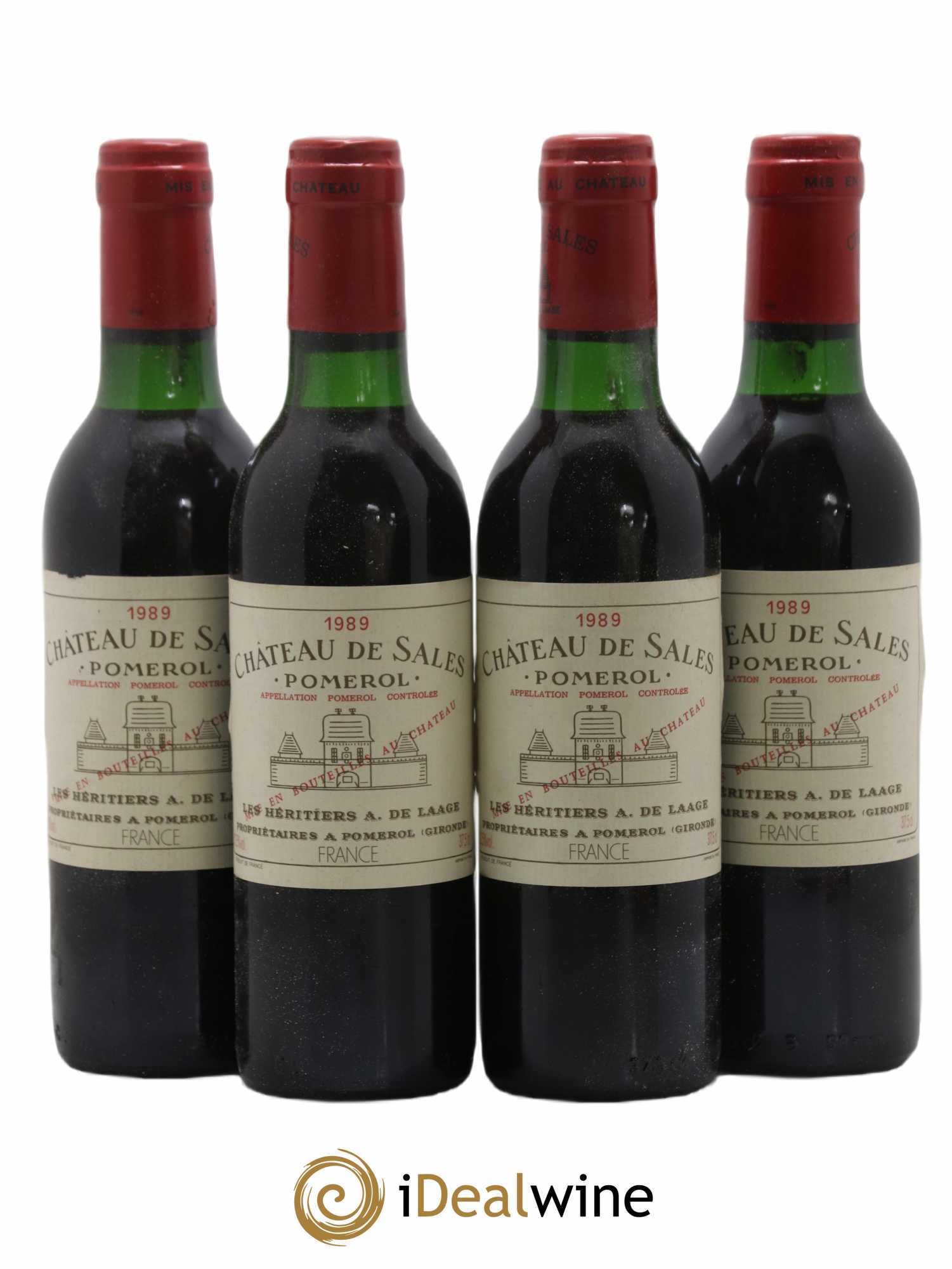 Château de Sales 1989 - Lot de 24 demi bouteilles - 3