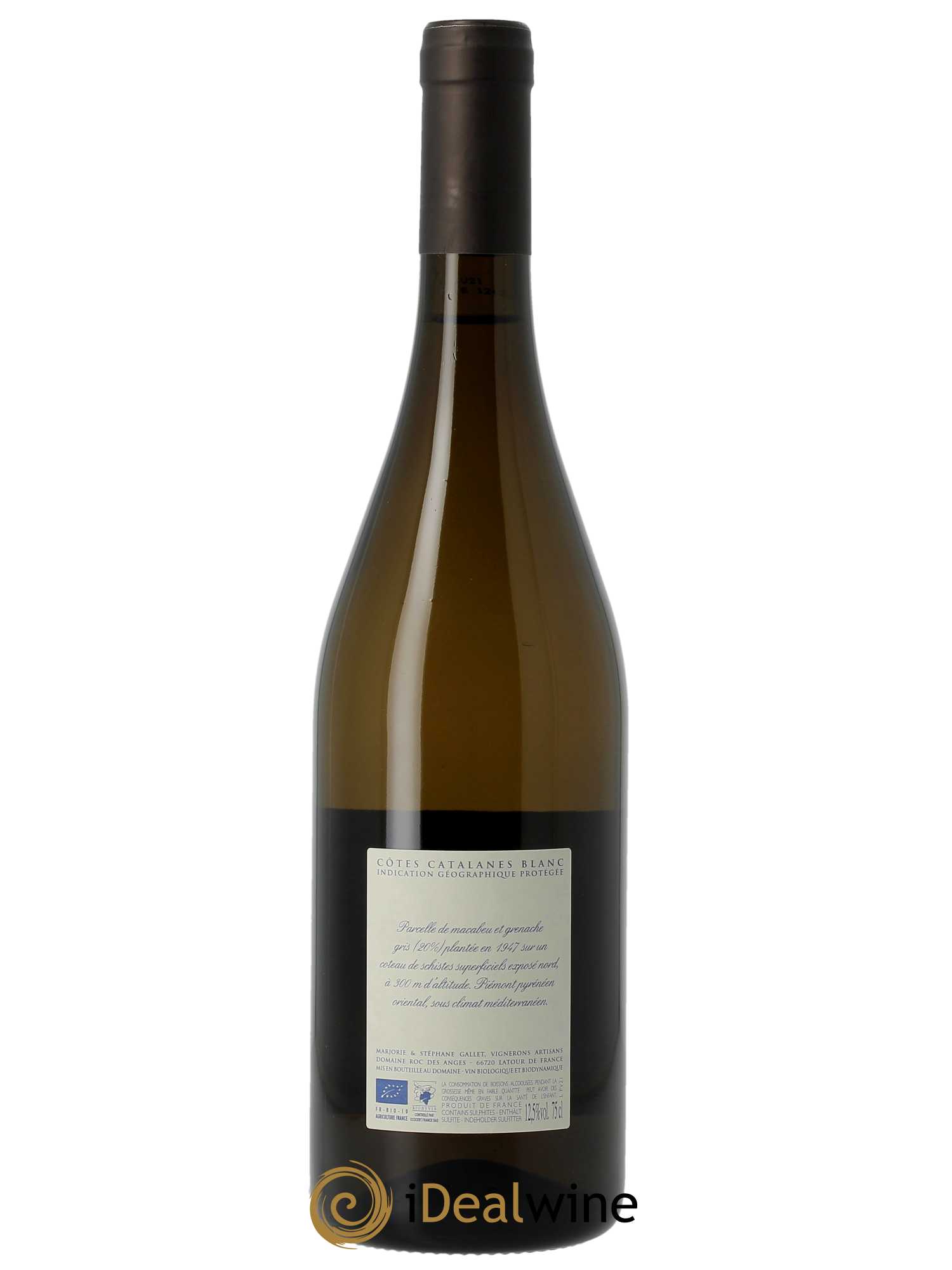 IGP Côtes Catalanes Roc des Anges Pi Vell Marjorie et Stéphane Gallet 2021 - Lot de 1 bouteille - 1