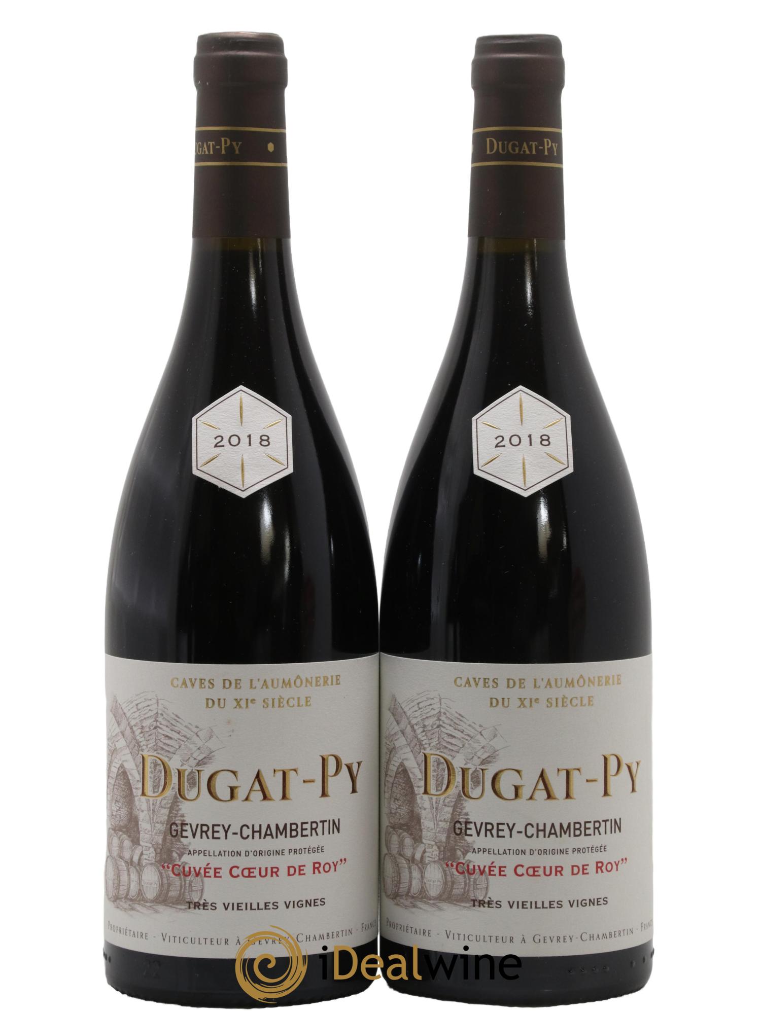 Gevrey-Chambertin Coeur de Roy Très Vieilles Vignes Dugat-Py 2018 - Lot de 2 bouteilles - 0