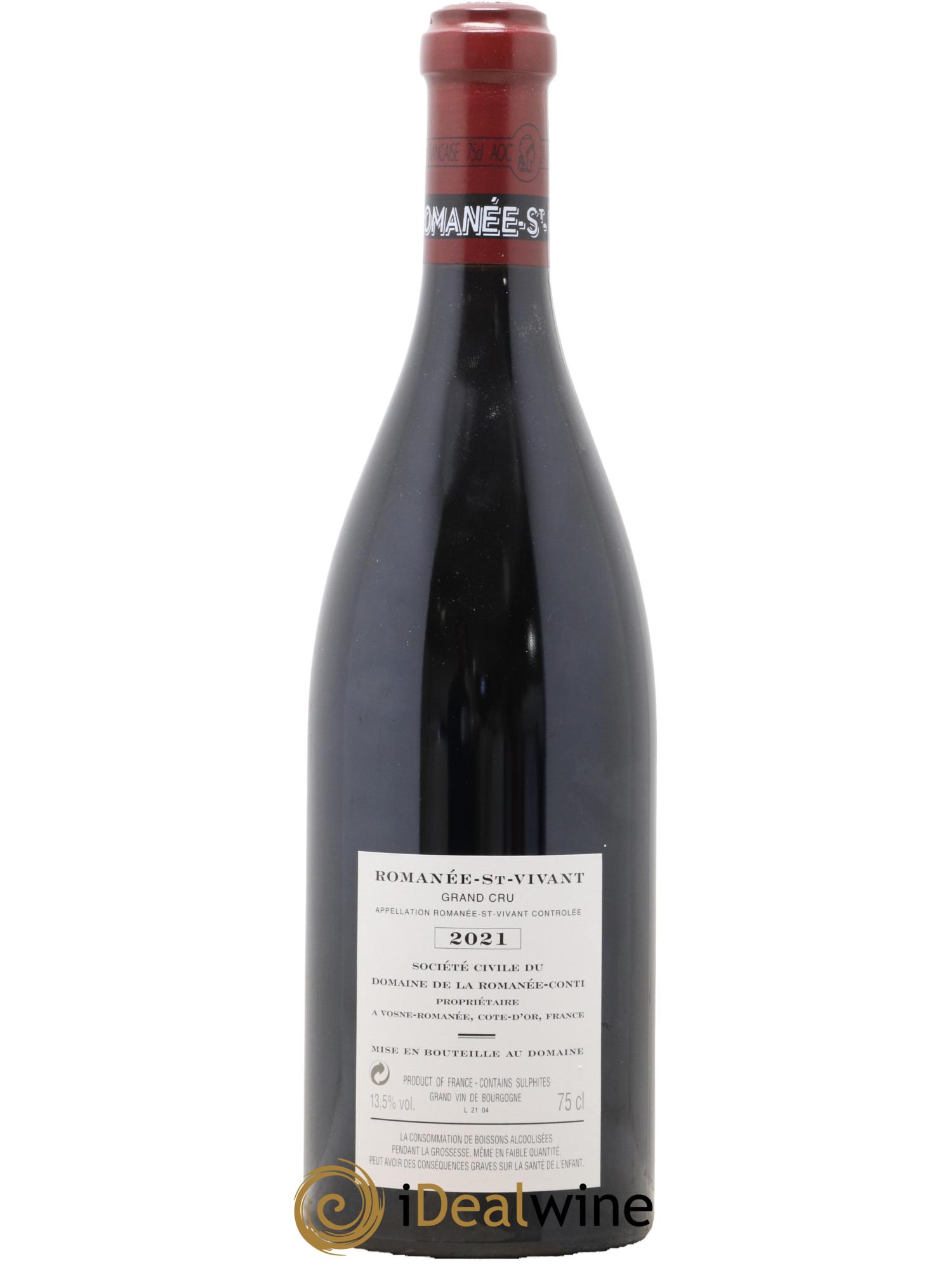 Romanée-Saint-Vivant Grand Cru Domaine de la Romanée-Conti 2021 - Lotto di 1 bottiglia - 1