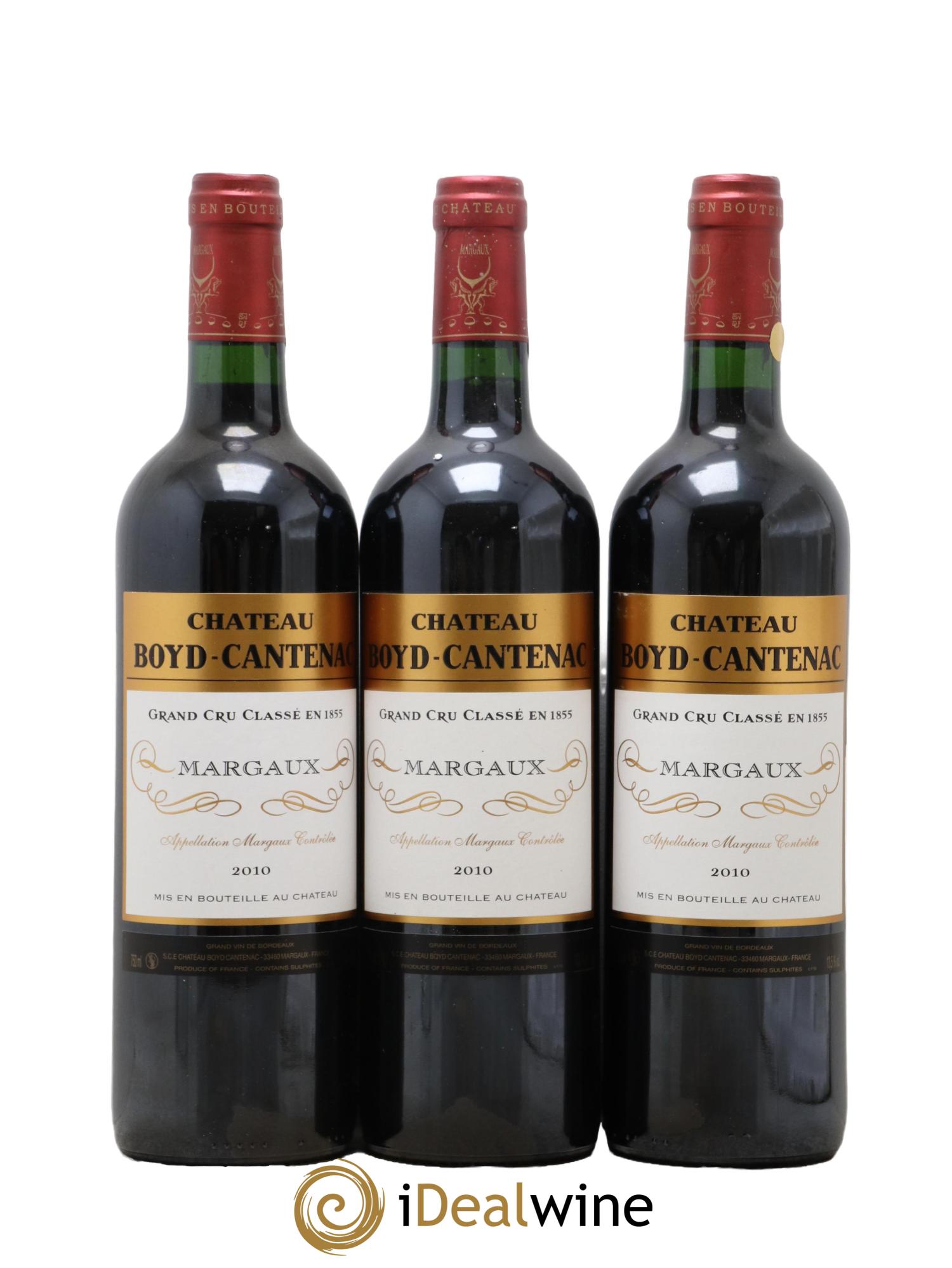 Château Boyd Cantenac 3ème Grand Cru Classé 2010 - Posten von 3 Flaschen - 0