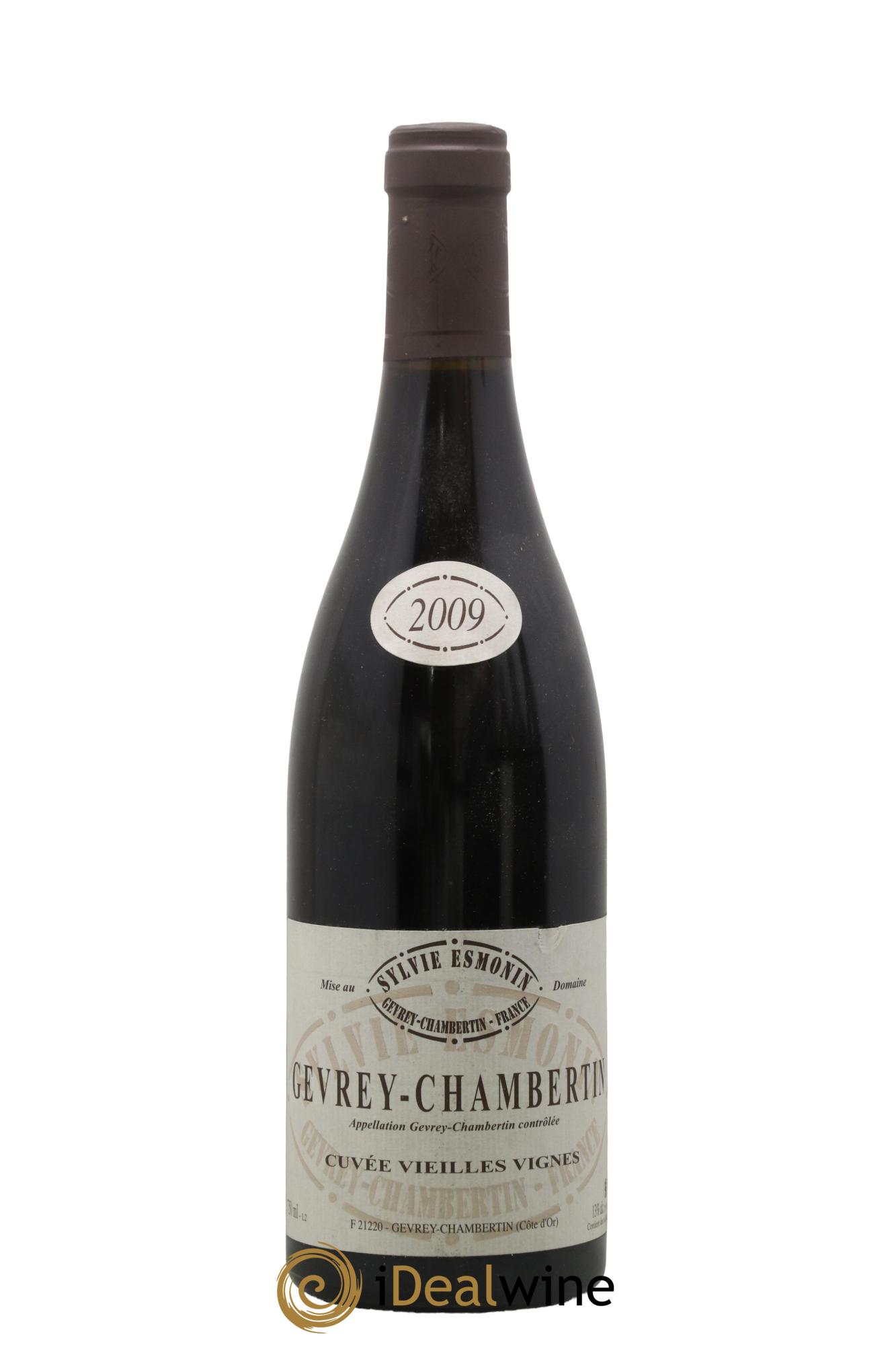 Gevrey-Chambertin Vieilles Vignes Sylvie Esmonin 2009 - Lot de 1 bouteille - 0