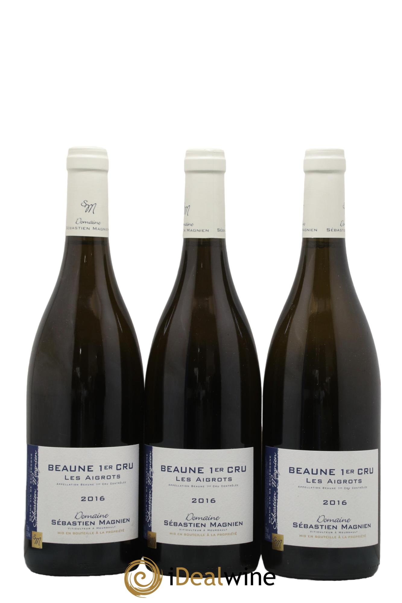 Beaune 1er Cru Les Aigrots Sébastien Magnien 2016 - Lot de 3 bouteilles - 0