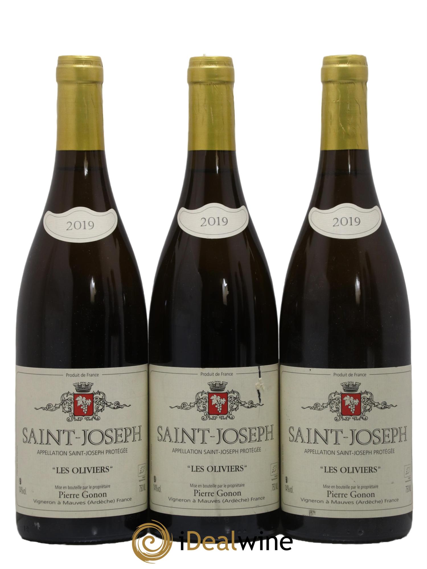 Saint-Joseph Les Oliviers Gonon (Domaine) 2019 - Lot de 3 bouteilles - 0