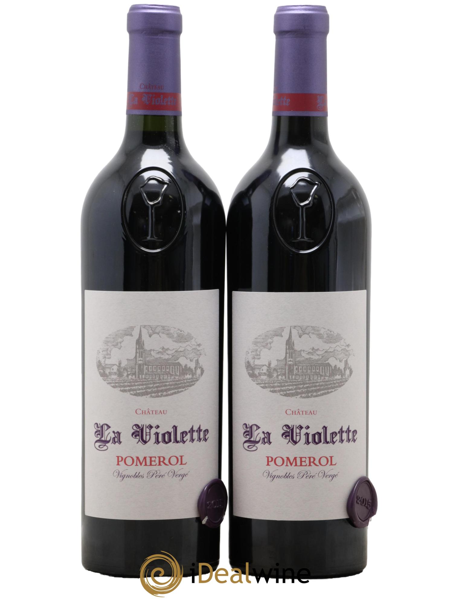 Château la Violette 2015 - Lot de 2 bouteilles - 0