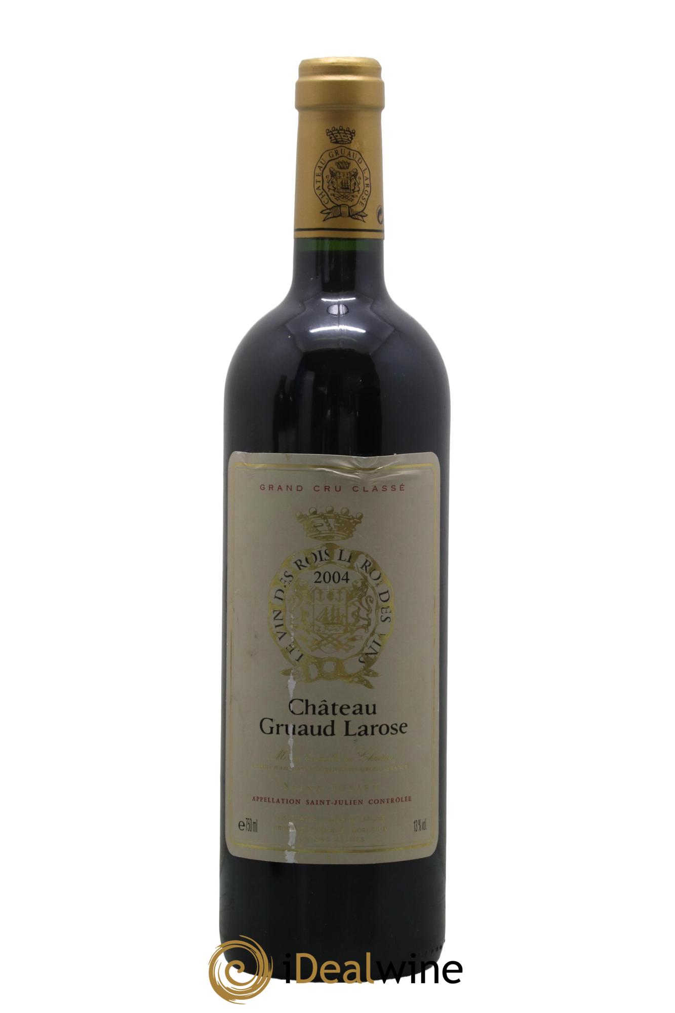 Château Gruaud Larose 2ème Grand Cru Classé 2004 - Lot de 1 bouteille - 0