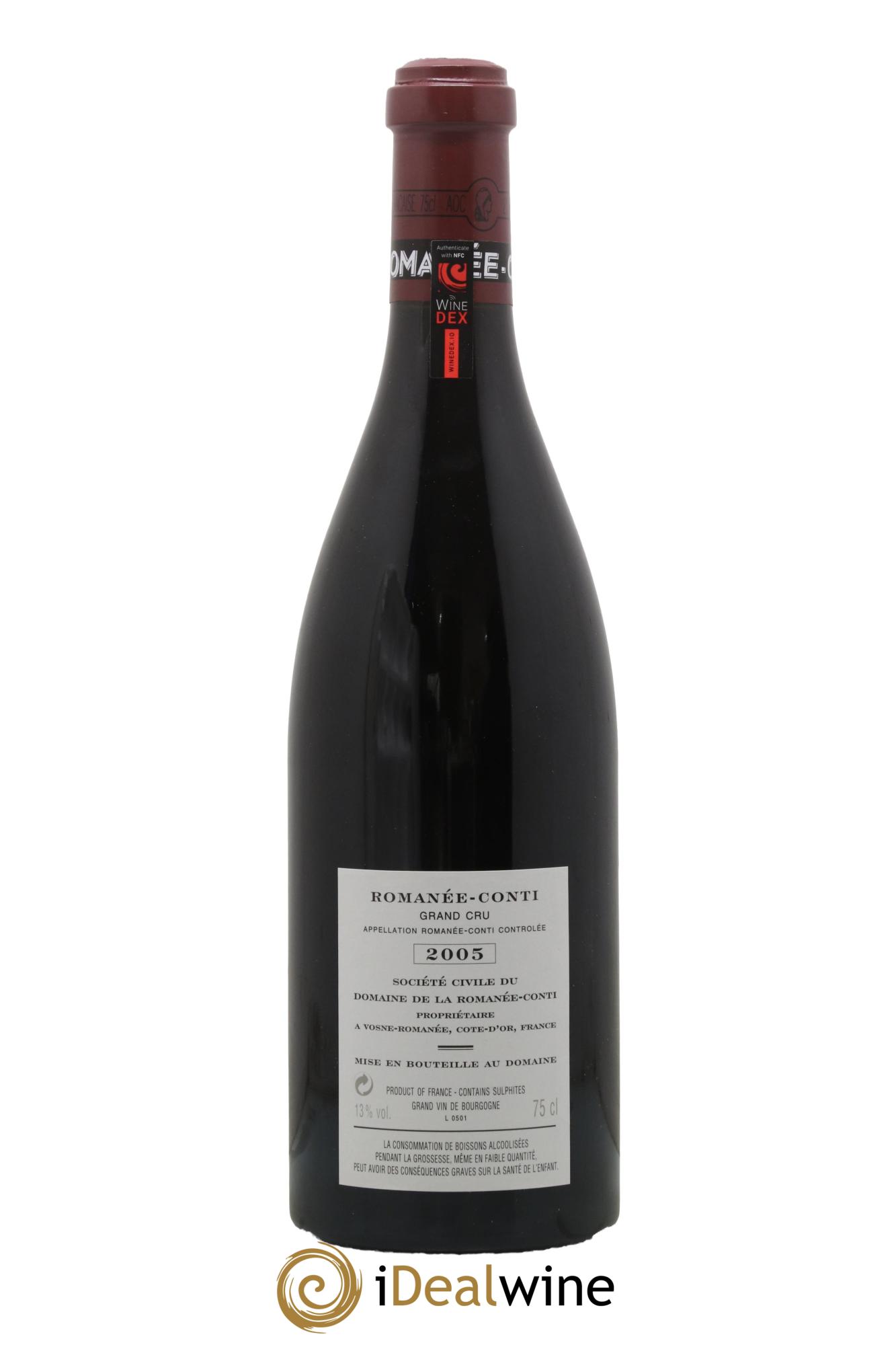 Romanée-Conti Grand Cru Domaine de la Romanée-Conti 2005 - Lotto di 1 bottiglia - 1