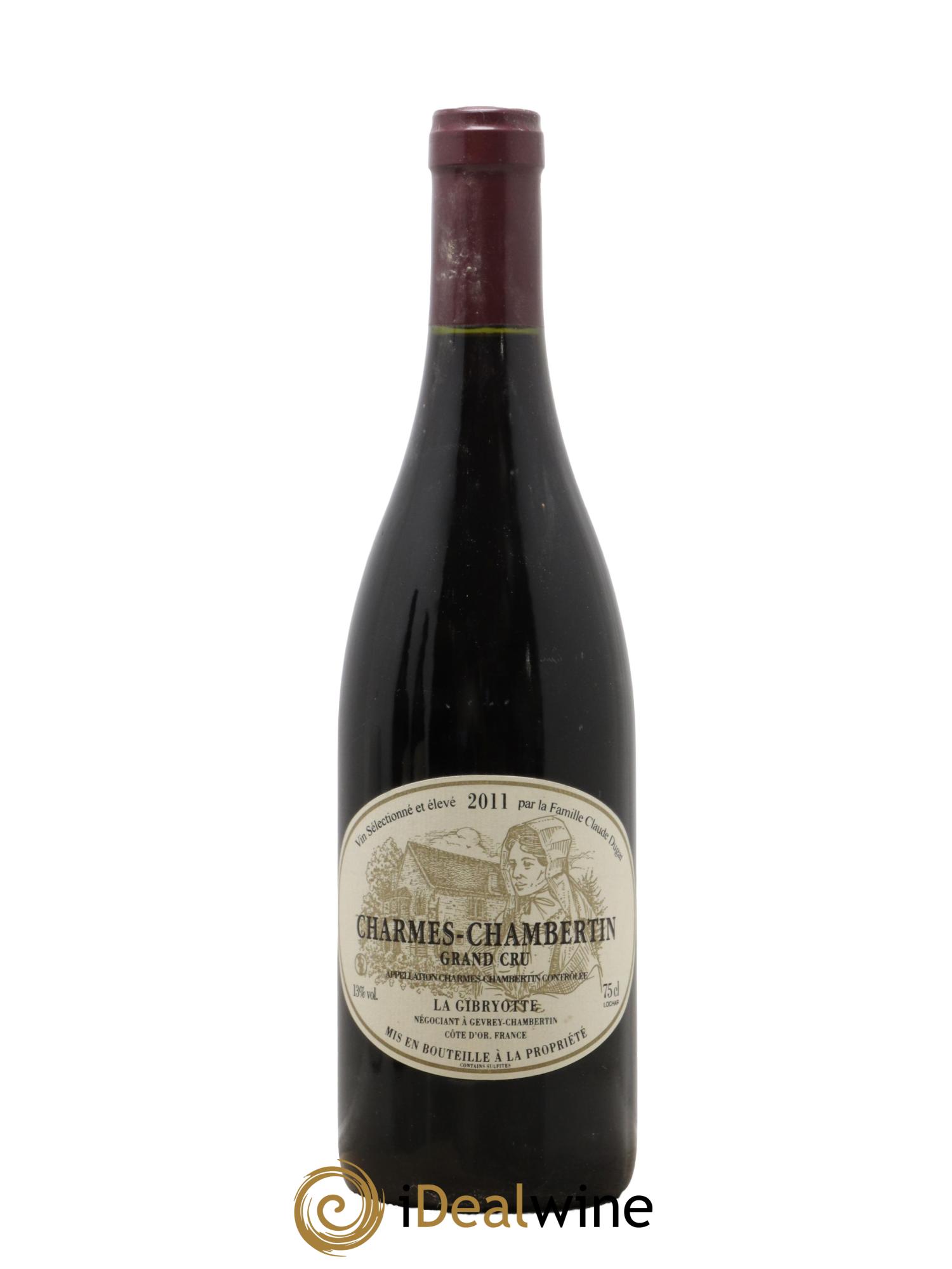 Charmes-Chambertin Grand Cru La Gibryotte Claude Dugat 2011 - Lot de 1 bouteille - 0