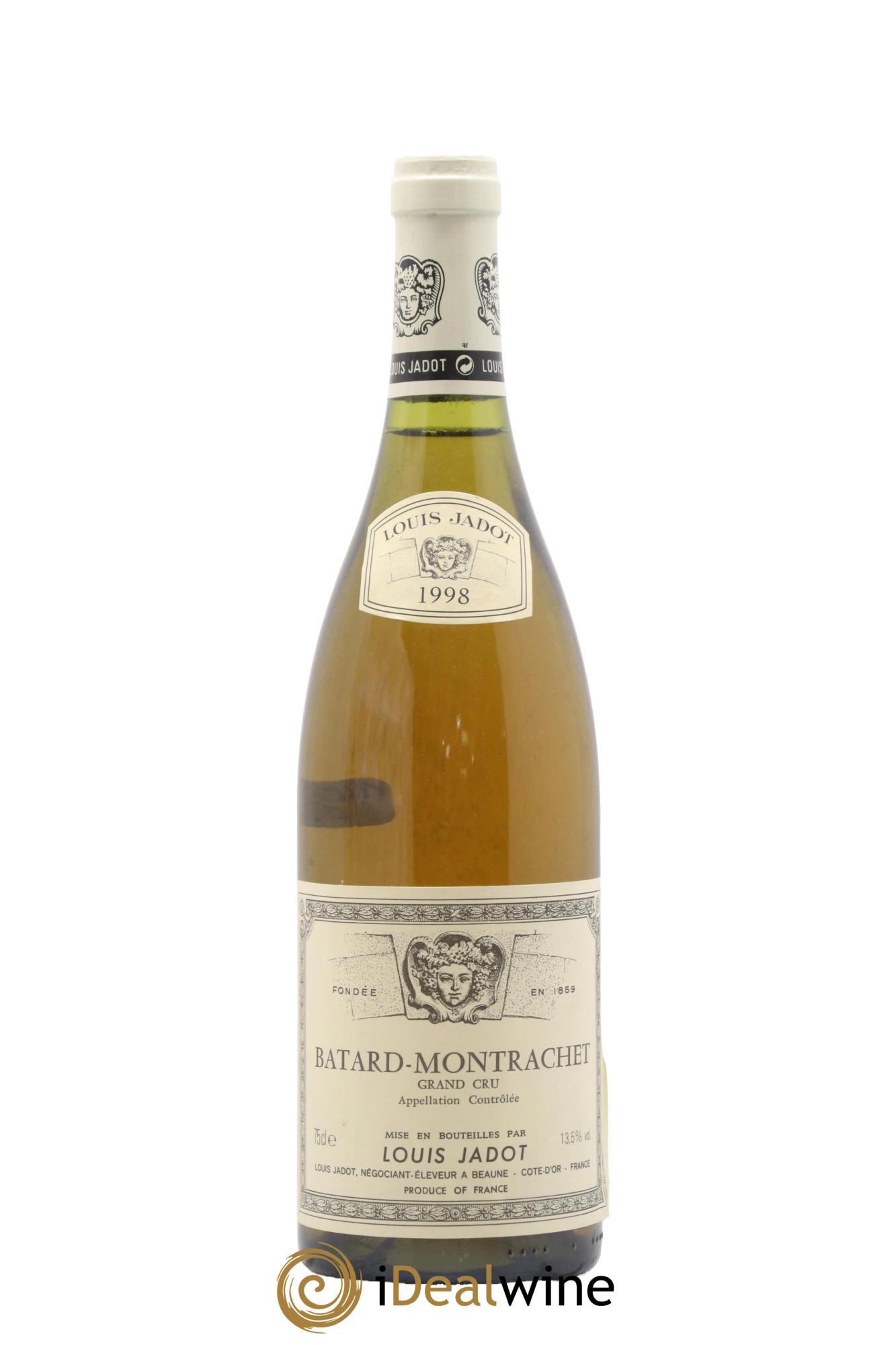 Bâtard-Montrachet Grand Cru Maison Louis Jadot 1998 - Lot de 1 bouteille - 0