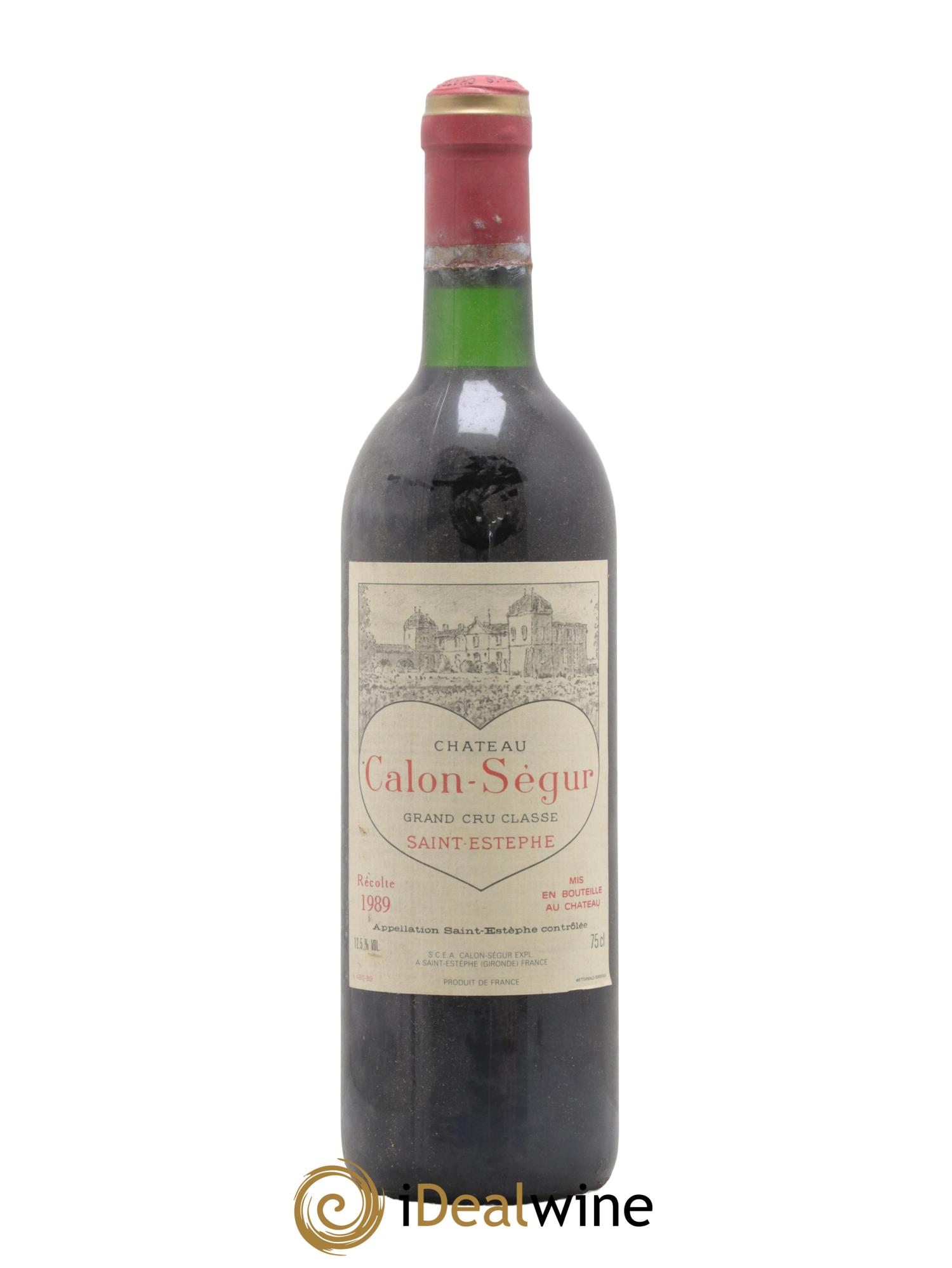 Château Calon Ségur 3ème Grand Cru Classé 1989 - Lot de 1 bouteille - 0