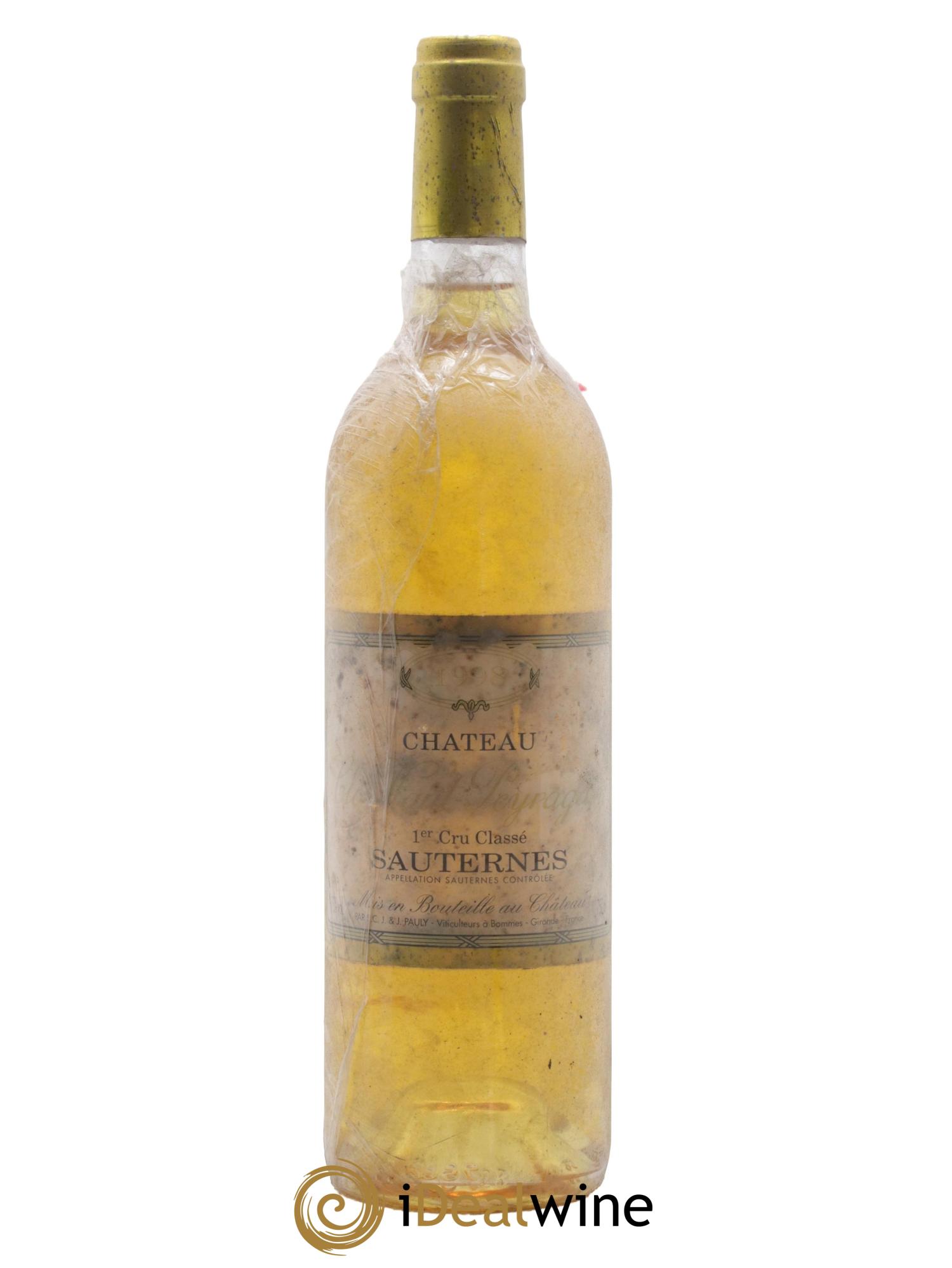 Clos Haut-Peyraguey 1er Grand Cru Classé 1998 - Posten von 1 Flasche - 0