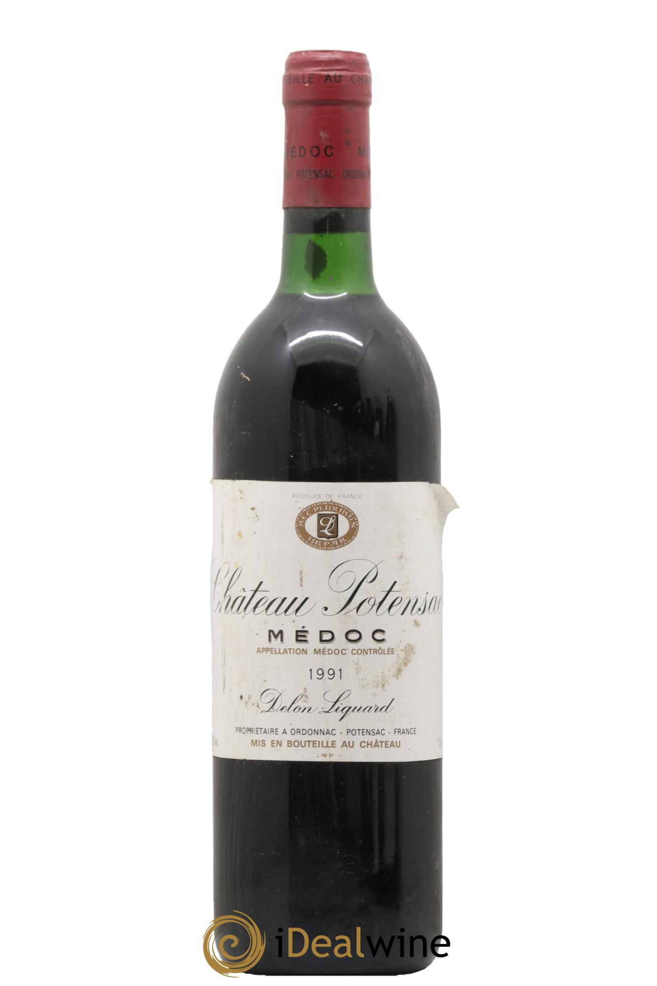 Château Potensac 1991 - Lot de 1 bouteille - 0