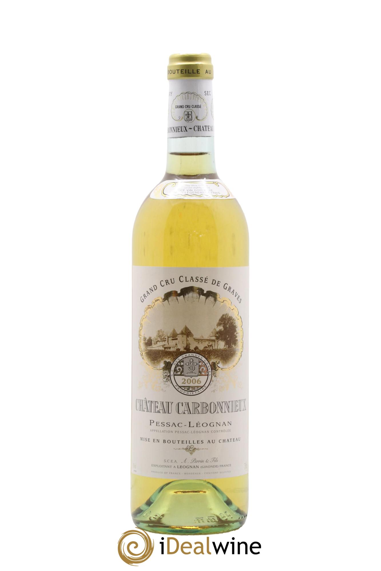 Château Carbonnieux Cru Classé de Graves 2006 - Lot de 1 bouteille - 0