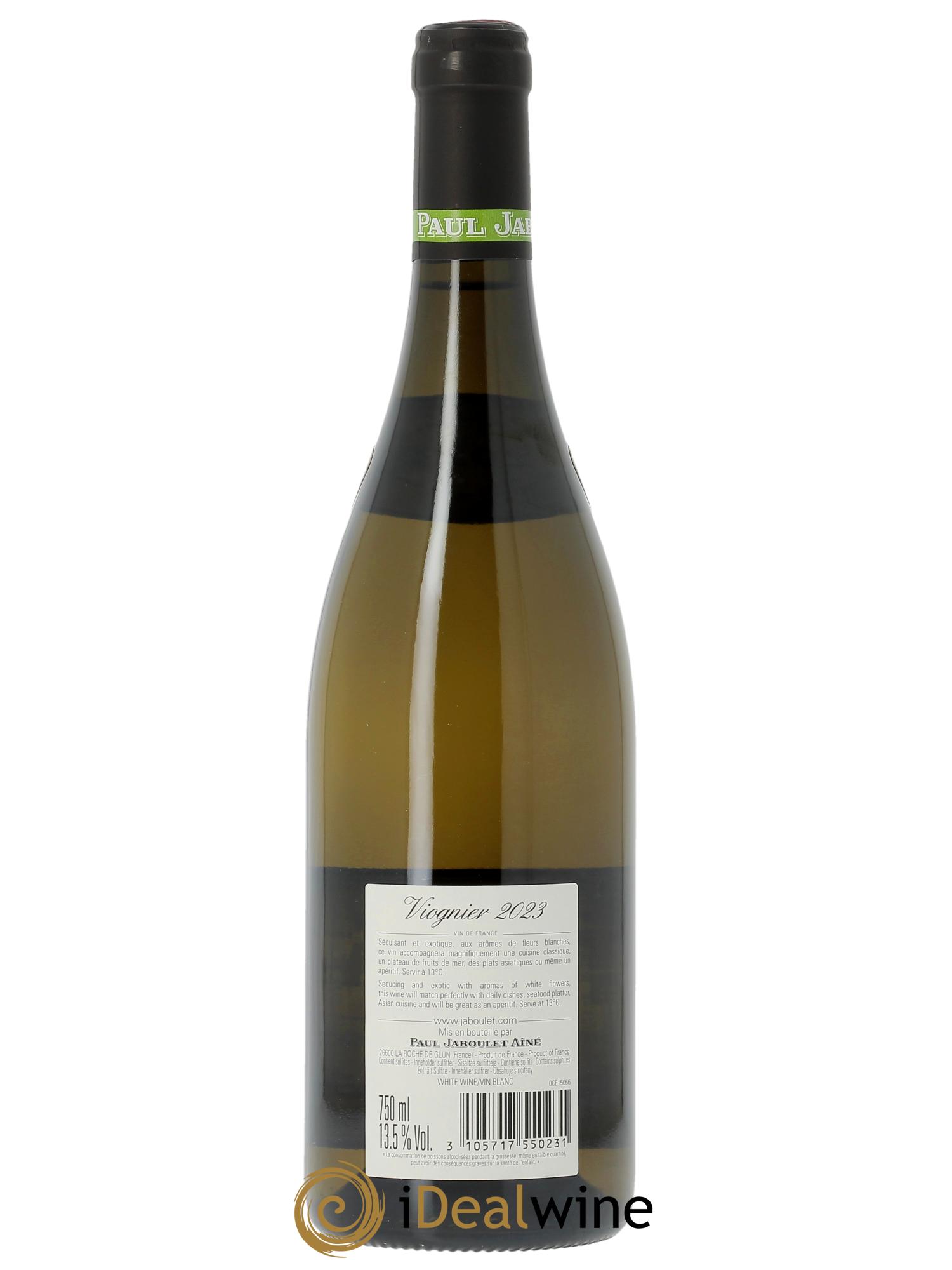 Vin de France Secret de Famille - Viognier Paul Jaboulet Ainé 2023 - Lot de 1 bouteille - 1