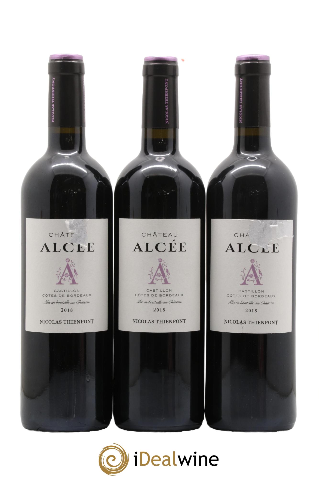 Château Alcée 2018 - Lot de 3 bouteilles - 0