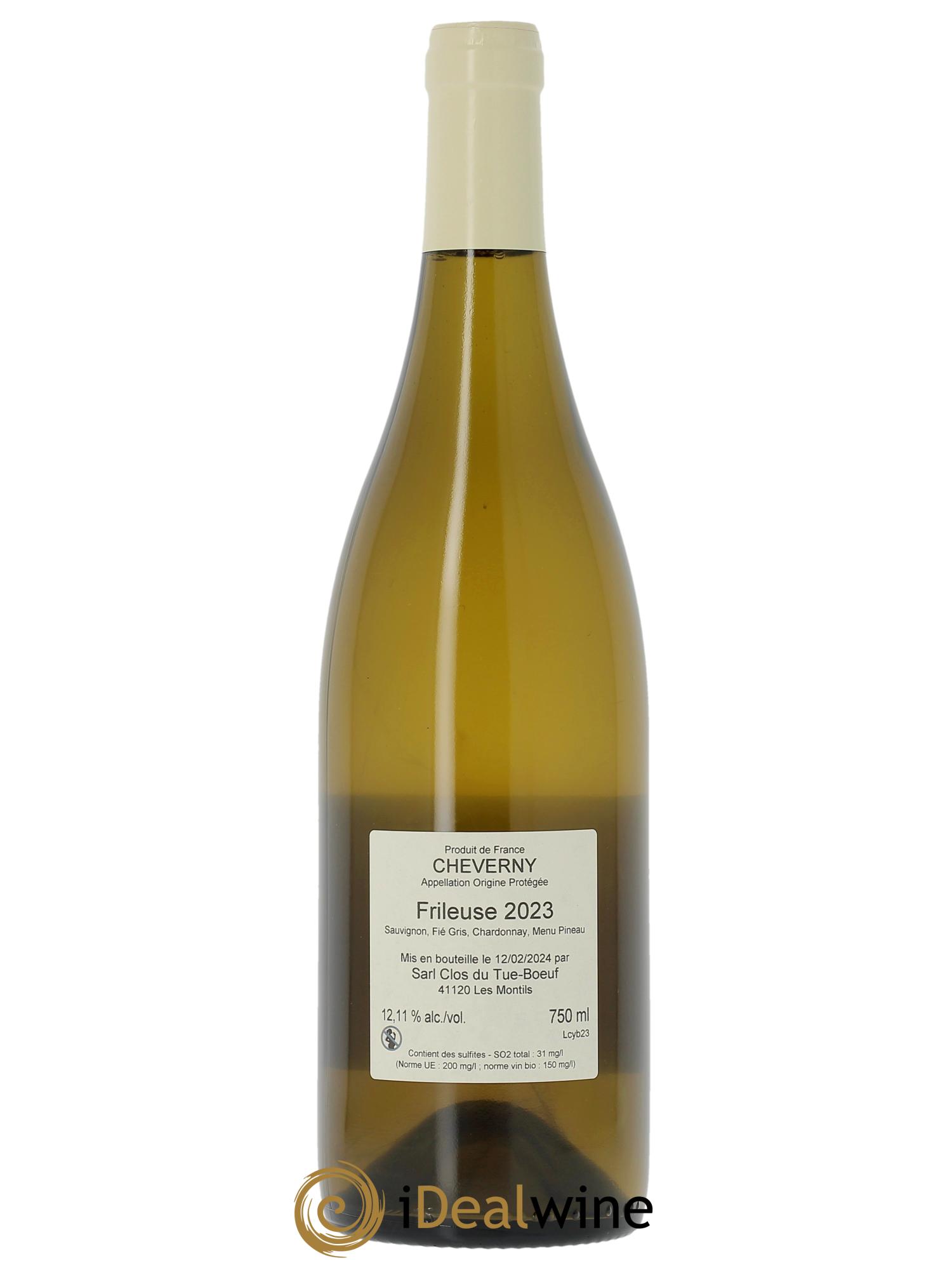 Cheverny Frileuse Clos du Tue-Boeuf 2023 - Lot de 1 bouteille - 1