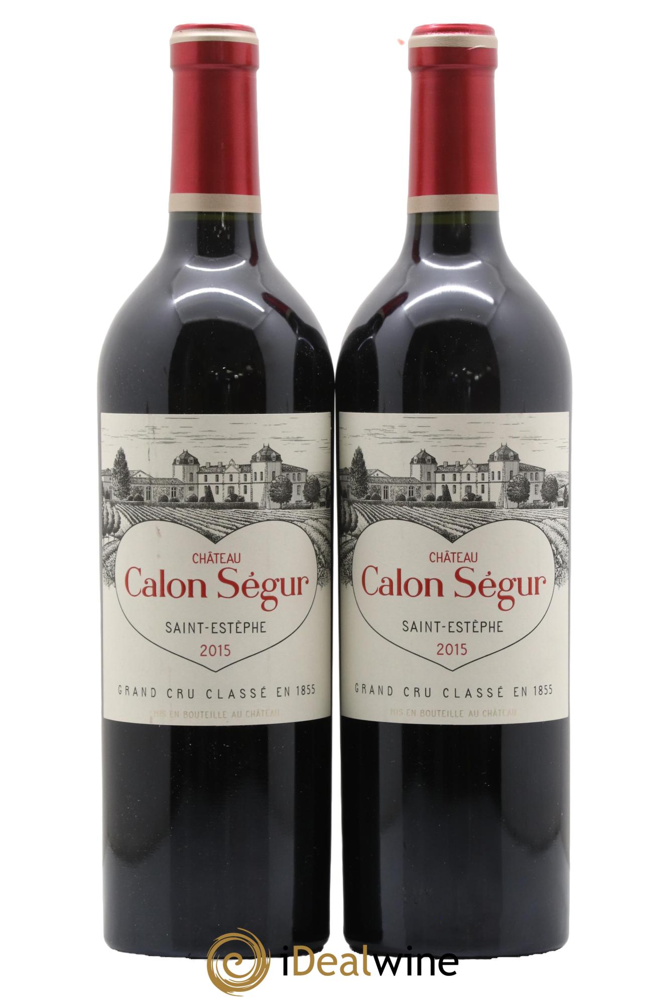 Château Calon Ségur 3ème Grand Cru Classé 2015 - Posten von 2 Flaschen - 0