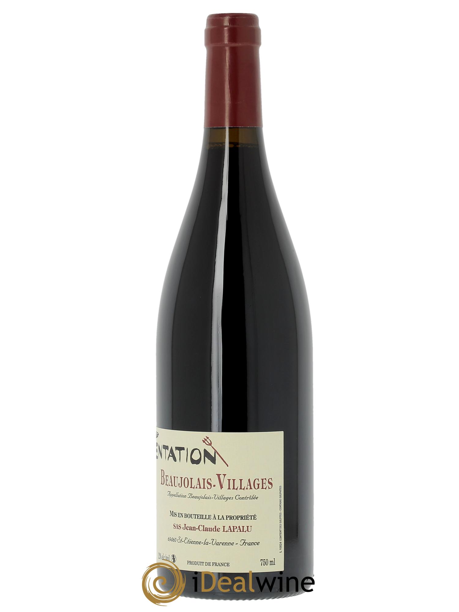 Beaujolais-Villages Tentation Jean-Claude Lapalu 2023 - Lot of 1 bottle - 1