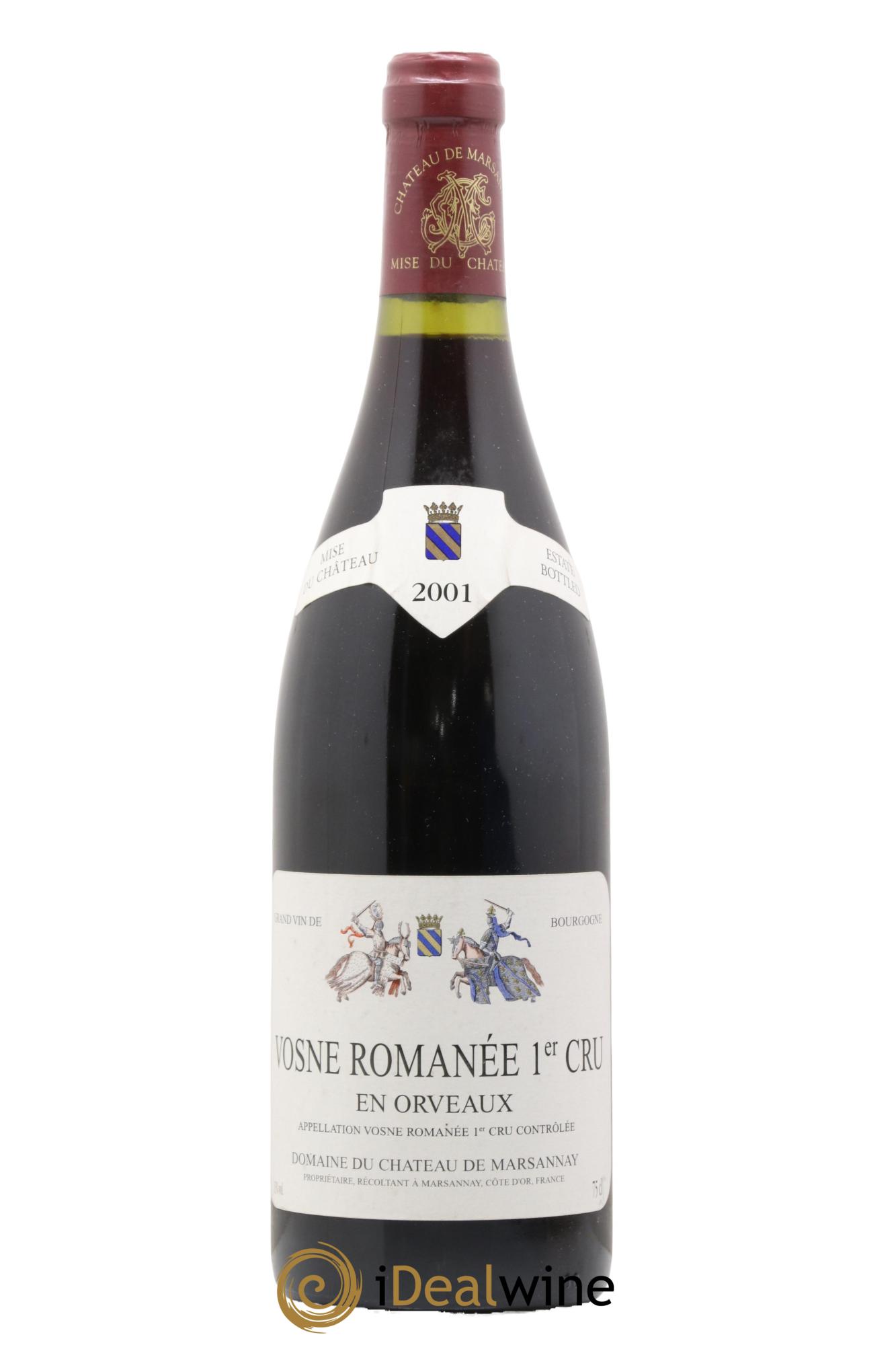 Vosne-Romanée 1er Cru En Orveaux Château de Marsannay 2001 - Lotto di 1 bottiglia - 0