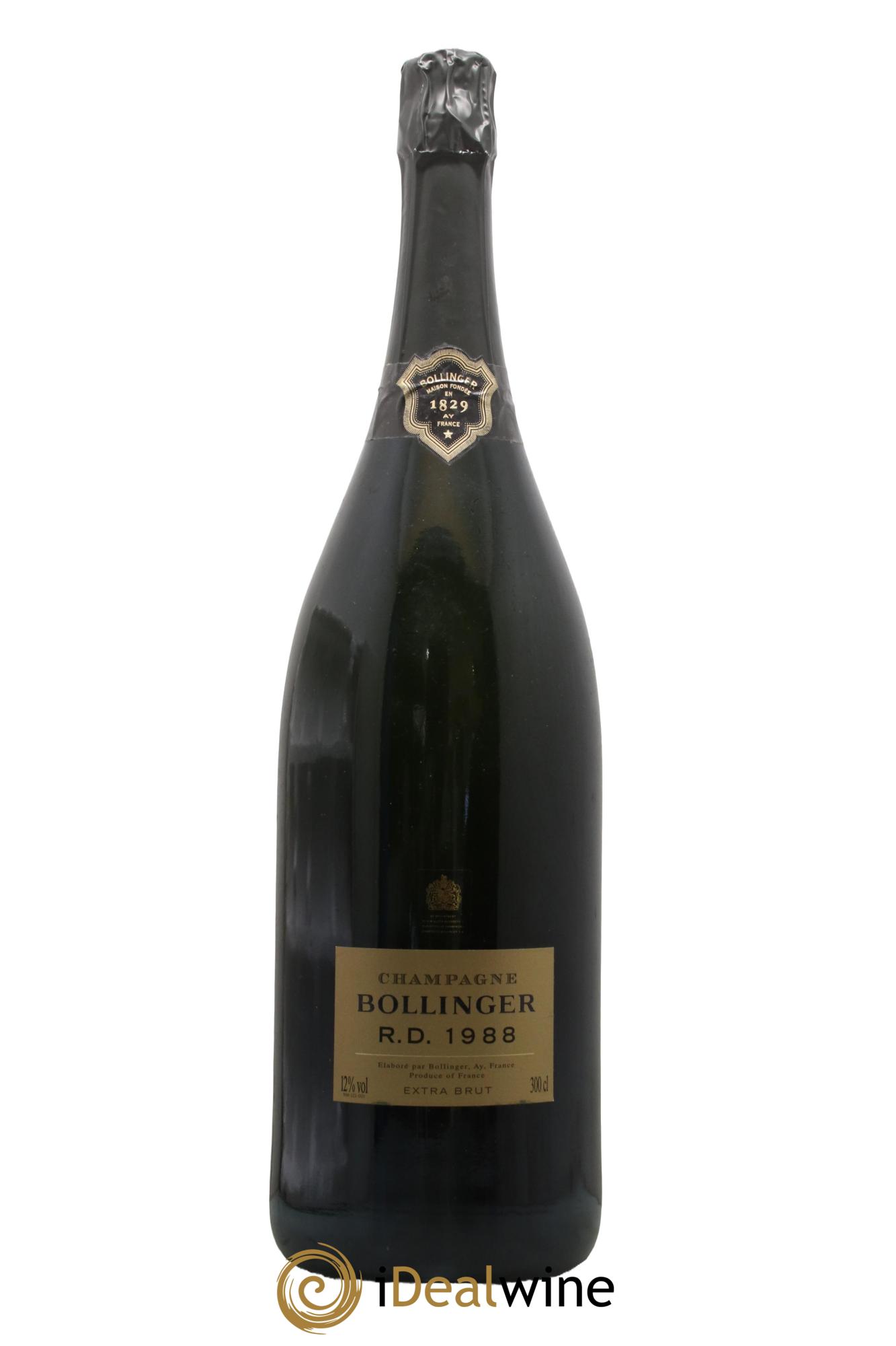 R.D. Extra-Brut Bollinger 1988 - Lot de 1 double magnum - 1