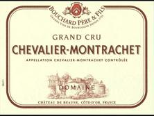 Wine label Chevalier-Montrachet Grand Cru Bouchard Père & Fils 1995