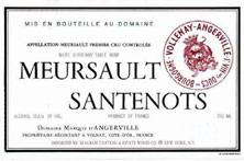 Etiquette du vin Meursault 1er Cru Santenots Marquis d'Angerville (Domaine) 2012