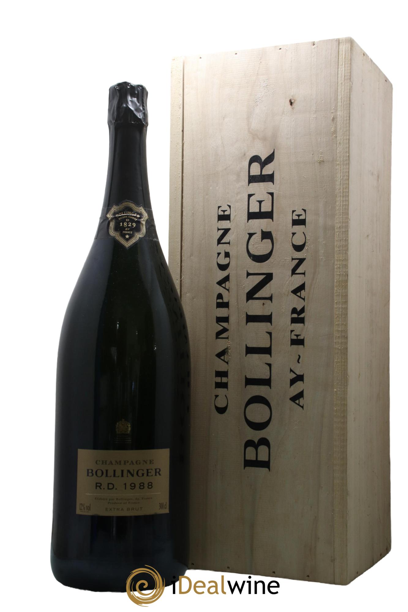 R.D. Extra-Brut Bollinger 1988 - Lot de 1 double magnum - 0