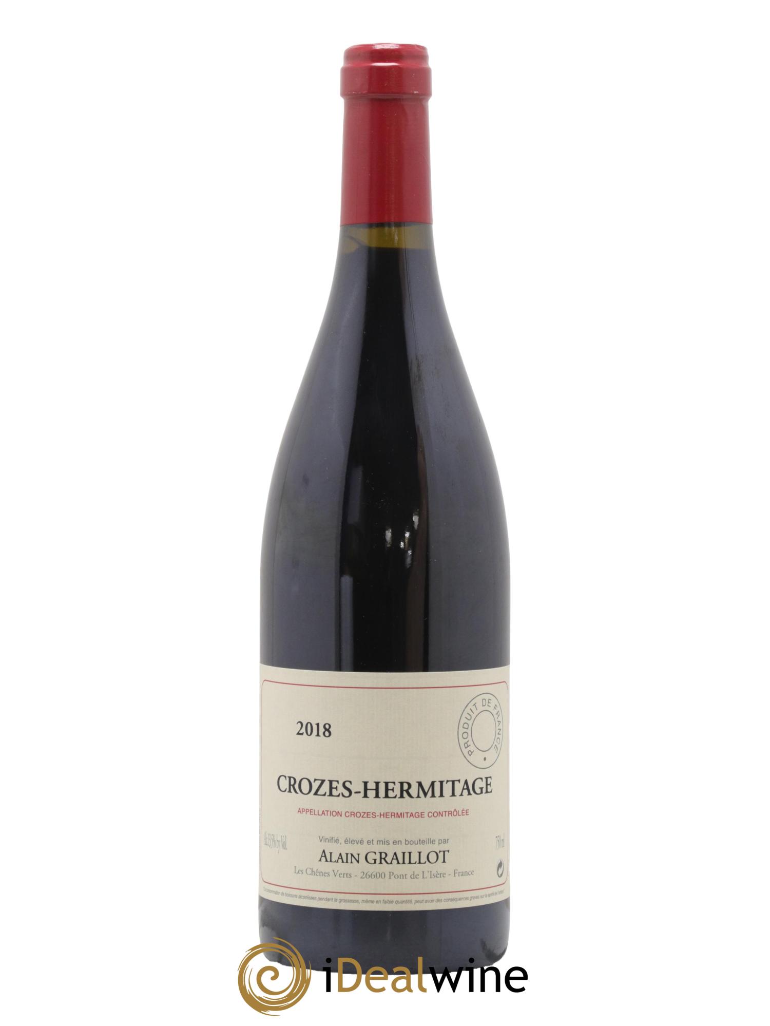 Crozes-Hermitage Domaine Graillot 2018 - Lot of 1 bottle - 0