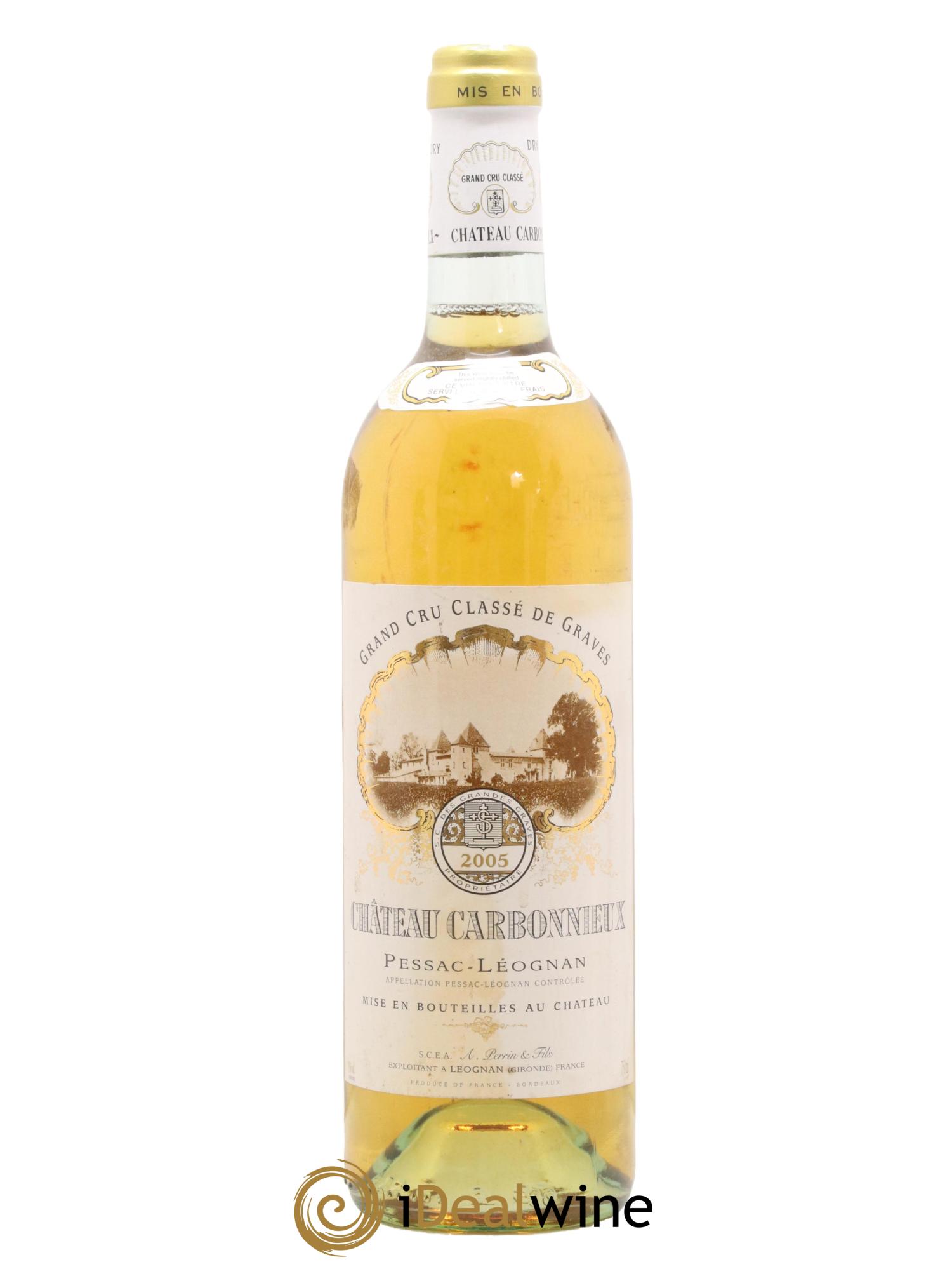 Château Carbonnieux Cru Classé de Graves 2005 - Lot de 1 bouteille - 0