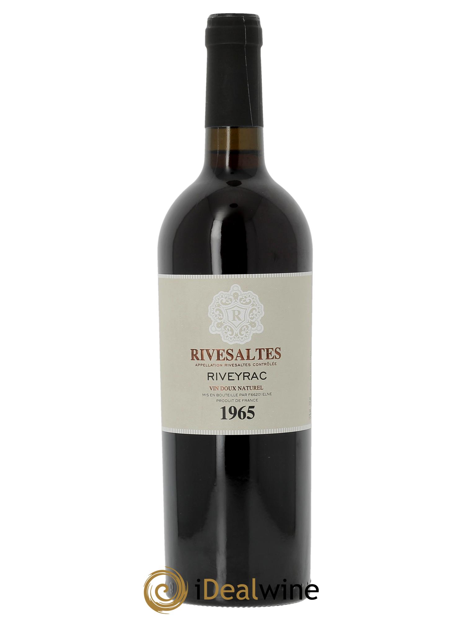Rivesaltes Riveyrac (Domaine) 1965 - Lot de 1 bouteille - 0